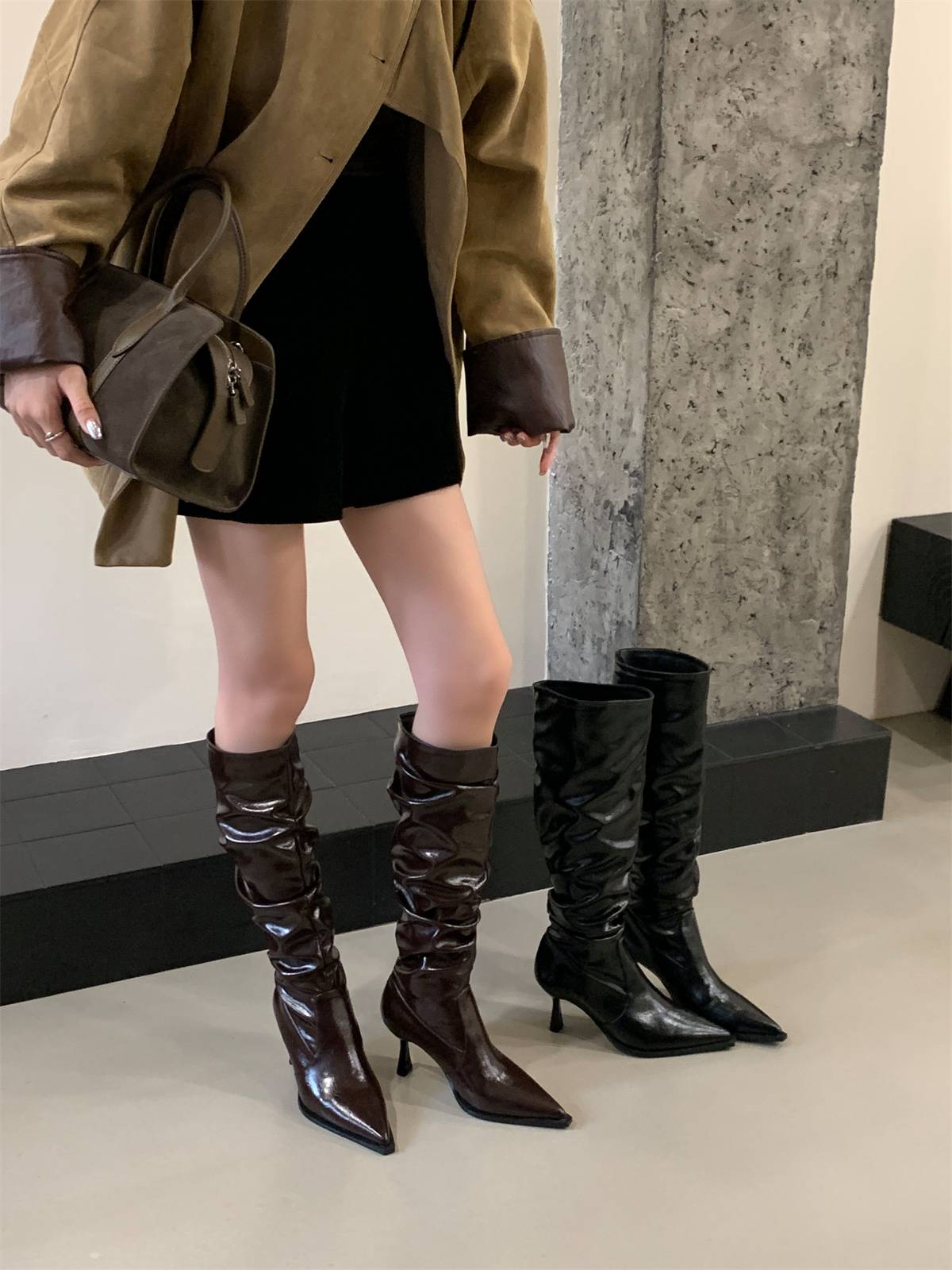 pointed-toe-european-sexy-stacked-high-heel-boots-thin-heel-slimming-pleated-tall-boots-over-knee-high-rider-boots-for-women Pointed Toe European Sexy Stacked High Heel Boots Thin Heel Slimming Pleated Tall Boots Over Knee High Rider Boots for Women