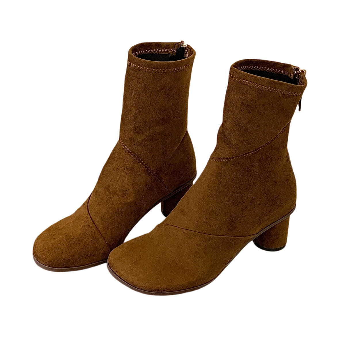 Western Cowboy Boots Short Boots Women 2026 New Autumn Thick Sole British Brown Martin Boots