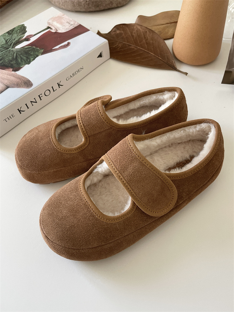 womens-faux-fur-mary-jane-shoes-with-velcro-strap-low-heel-3cm-warm-lined-casual-shoes_3 Women's Faux Fur Mary Jane Shoes with Velcro Strap, Low Heel 3cm, Warm Lined Casual Shoes